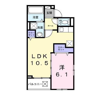 アルストロメリアⅤ 301【管理NO：1-028464801-03010】 ★家具家電は申し込み後に搬入します 2026年10月上旬入居可能の外観画像