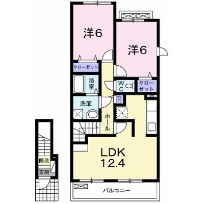 パレ　ドゥールＣ 203【管理NO：1-016024003-02030】 ★家具家電は申し込み後に搬入します 2026年08月上旬入居可能の外観画像