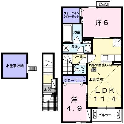 エクセレント　カーサⅢ　Ｂ棟 203【管理NO：1-021130201-02030】 2026年08月中旬入居可能の外観画像