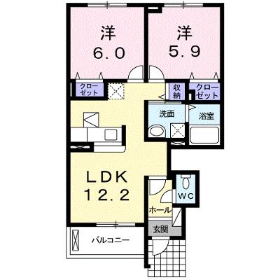 クレールヴィラ 101【管理NO：1-019958101-01010】 ★家具家電は申し込み後に搬入します★の外観画像