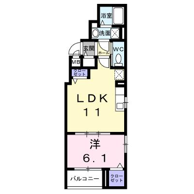 パーチェ　エテルノⅠ 202【管理NO：1-027605701-02020】 2026年08月中旬入居可能の外観画像