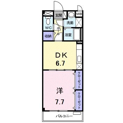 ＳｕｎＣｌａｉｒＹｏｓｈｉｎｏ 105【管理NO：1-014434401-01040】 ★家具家電は申し込み後に搬入します 2026年08月中旬入居可能の外観画像