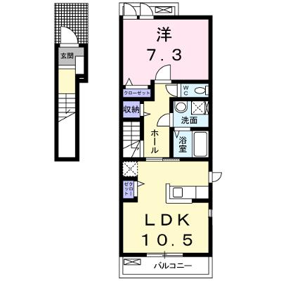 コージーレジデンス 201【管理NO：1-023613601-02010】 ★家具家電は申し込み後に搬入しますの外観画像
