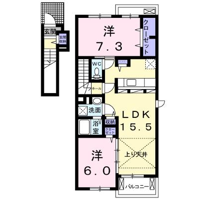 ロンフィト 201【管理NO：1-023543002-02010】 ★家具家電は申し込み後に搬入します 2026年08月中旬入居可能の外観画像