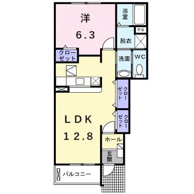 カンフォートＧ・Ⅰ 103【管理NO：1-014714301-01030】 ★家具家電は申し込み後に搬入しますの外観画像