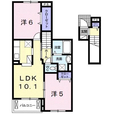 ヴェルソー有本Ⅰ 202【管理NO：1-024686701-02020】 2026年07月下旬入居可能の外観画像