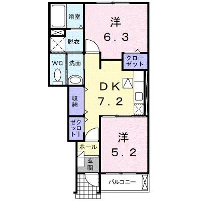 シャイニング・ベル　Ⅱ 102【管理NO：1-014739701-01020】 ★家具家電は申し込み後に搬入します 2026年07月下旬入居可能の外観画像