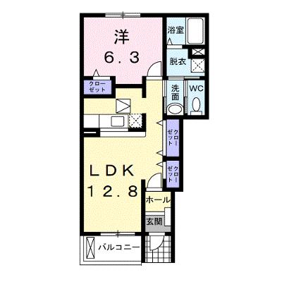 リヴィエールⅡ 103【管理NO：1-013290002-01030】 ★家具家電は申し込み後に搬入しますの外観画像