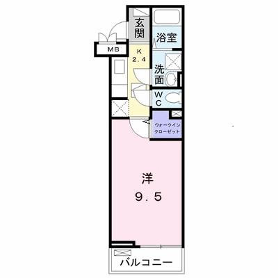 マリオ北島　Ｄ 101【管理NO：1-024665004-01010】 ★家具家電は申し込み後に搬入しますの外観画像
