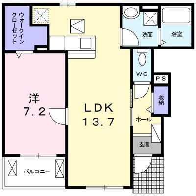 ルミエール　ヴォアレＡ 102【管理NO：1-022712201-01020】 ★家具家電は申し込み後に搬入します 2026年08月下旬入居可能の外観画像