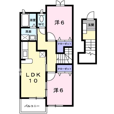フラン・プロムナード　Ａ 202【管理NO：1-013807801-02020】 ★家具家電は申し込み後に搬入します★の外観画像