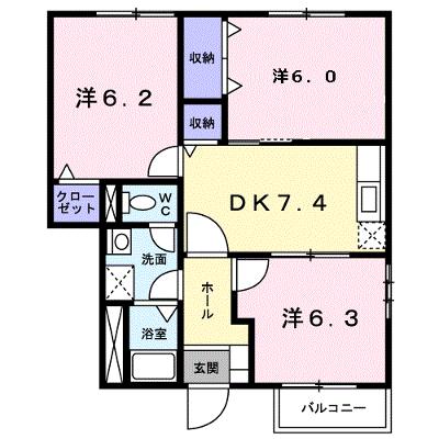 レインボーハイツＡ 102【管理NO：1-009629401-01020】 ★家具家電は申し込み後に搬入します★の外観画像