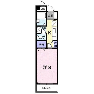 ラムール雅 201【管理NO：1-009561001-02010】 ★家具家電は申し込み後に搬入します★の外観画像