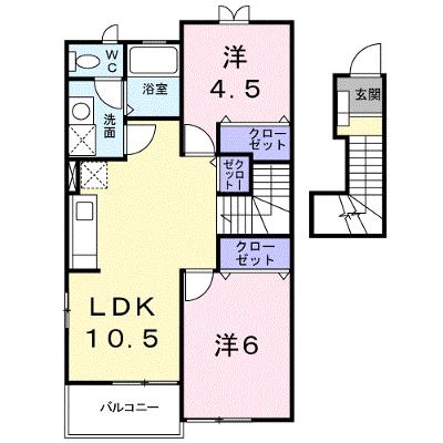 コンフォートＡ 203【管理NO：1-012386001-02030】 ★家具家電は申し込み後に搬入します★ ★2026年08月中旬入居可能★の外観画像