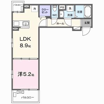 ＪＡＤＡ　Ｈｏｕｓｅ桜井 302【管理NO：1-028197601-03020】 ★家具家電は申し込み後に搬入しますの外観画像