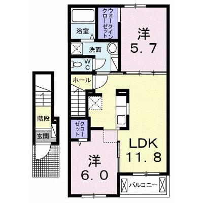 ヴィラ・アルバーダ　Ｃ 203【管理NO：1-022093103-02030】 ★家具家電は申し込み後に搬入します 2026年09月中旬入居可能の外観画像