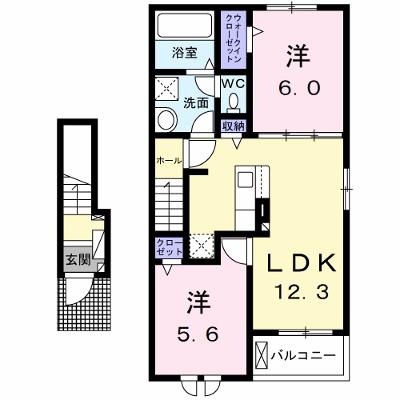 サザンカＢ 205【管理NO：1-026753702-02050】 2026年08月中旬入居可能の外観画像