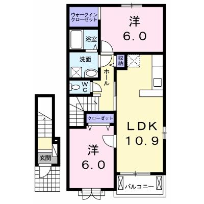 イリーゼ　Ｃ 203【管理NO：1-019174603-02030】 ★家具家電は申し込み後に搬入します 2026年07月中旬入居可能の外観画像