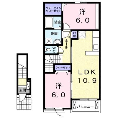 リューナ　Ｂ 203【管理NO：1-021994102-02030】 ★家具家電は申し込み後に搬入します★の外観画像