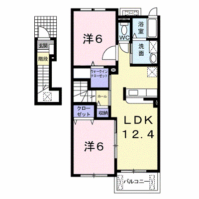 フォレストヒルＢ 202【管理NO：1-015302902-02020】 ★家具家電は申し込み後に搬入します★の外観画像