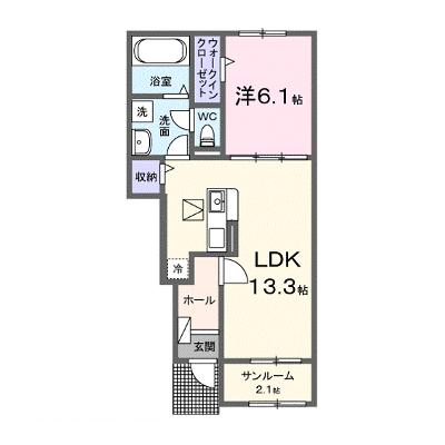 ソラリエ　Ⅱ 102【管理NO：1-028608102-01020】 ★家具家電は申し込み後に搬入します★ ★2026年09月下旬入居可能★の外観画像