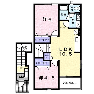 サモア　Ⅲ 204【管理NO：1-011692603-02040】 ★家具家電は申し込み後に搬入します 2026年07月下旬入居可能の外観画像
