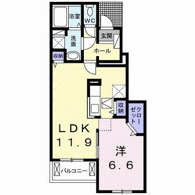 クレメント　Ⅰ 102【管理NO：1-021352601-01020】 2026年07月下旬入居可能の外観画像