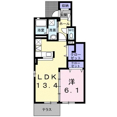 ピュアライヴⅦ　Ａ 104【管理NO：1-019603501-01040】 ★家具家電は申し込み後に搬入します★ ★2026年08月下旬入居可能★の外観画像