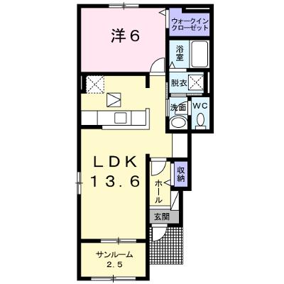 フレアルーチェ　吉野ヶ里Ⅱ 101【管理NO：1-021489602-01010】 ★家具家電は申し込み後に搬入します★ ★2026年09月上旬入居可能★の外観画像