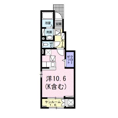 ゼフィール 103【管理NO：1-027239101-01030】 ★家具家電は申し込み後に搬入します 2026年08月中旬入居可能の外観画像