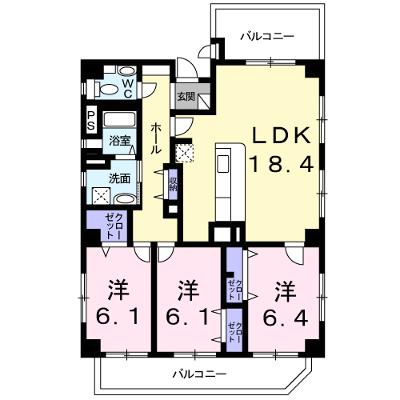 エレガンテなごみ 401【管理NO：1-016740601-04010】 ★家具家電は申し込み後に搬入しますの外観画像