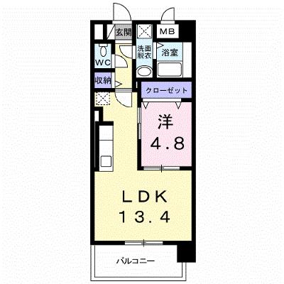 ＯＳＡＮＰＯ上津 702【管理NO：1-019934301-07020】 ★家具家電は申し込み後に搬入します★の外観画像