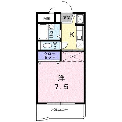 ＭＡＩＳＯＮ　ＪＥＵＮＥＳＳＥ 305【管理NO：1-011591801-03050】 ★家具家電は申し込み後に搬入します★の外観画像