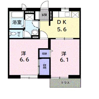 エルディム角ノ内 101【管理NO：1-005320601-01010】 ★家具家電は申し込み後に搬入します★の外観画像