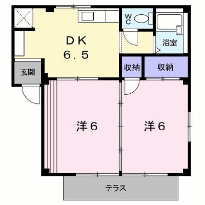 メロディハイツ 105【管理NO：1-004646501-01040】 ★家具家電は申し込み後に搬入します★の外観画像