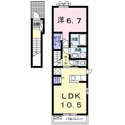 アモーレ 201【管理NO：1-022371001-02010】 2026年07月中旬入居可能の外観画像