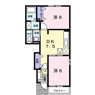 リバーサイドＫ 102【管理NO：1-014080901-01020】 ★家具家電は申し込み後に搬入します 2026年08月中旬入居可能の外観画像