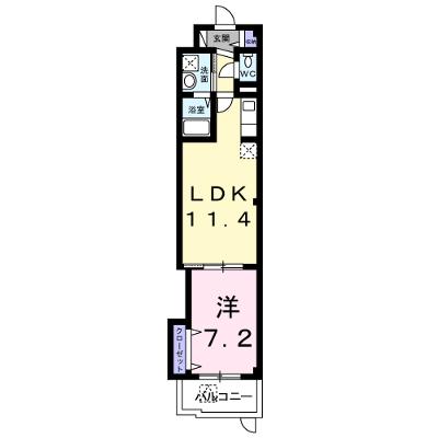 メゾン中田出井 103【管理NO：1-019640901-01030】 ★家具家電は申し込み後に搬入しますの外観画像