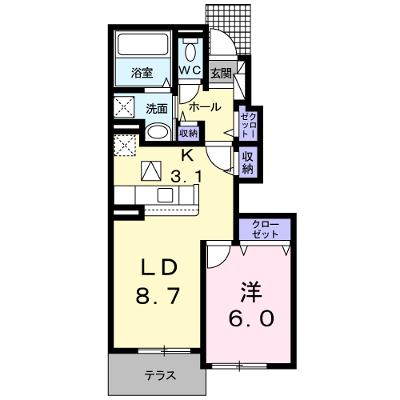 モアナ　レア 102【管理NO：1-024393301-01020】 ★家具家電は申し込み後に搬入します 2026年08月下旬入居可能の外観画像