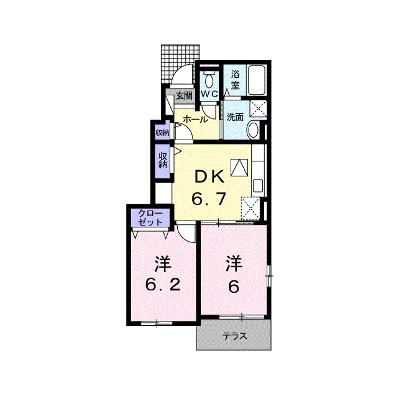 エステートⅢ 101【管理NO：1-022533901-01010】 2026年08月上旬入居可能の外観画像