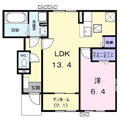 カンファタブル＿ＫⅠ 102【管理NO：1-028474201-01020】 ★家具家電は申し込み後に搬入しますの外観画像