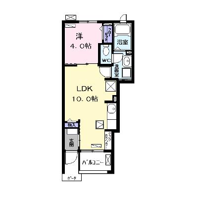 シャイン　ラック 102【管理NO：1-024716501-01020】 ★家具家電は申し込み後に搬入します 2026年07月下旬入居可能の外観画像