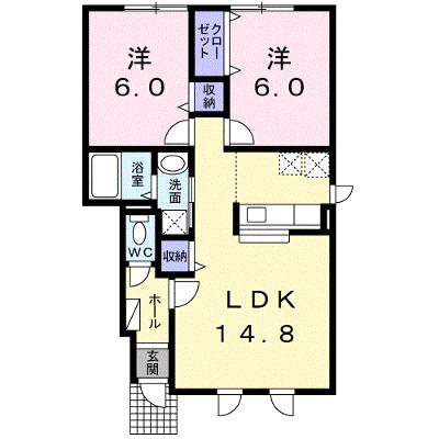 パークサイドＣ 103【管理NO：1-016685102-01030】 ★家具家電は申し込み後に搬入します 2026年08月上旬入居可能の外観画像