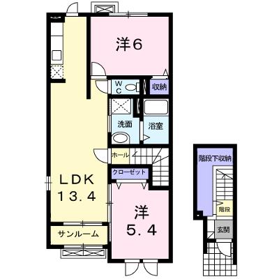リベルテⅠ 201【管理NO：1-014665001-02010】 ★家具家電は申し込み後に搬入します 2026年07月中旬入居可能の外観画像