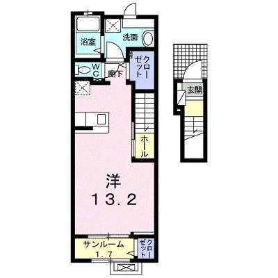 グランカーサドゥ 204【管理NO：1-024859701-02040】 ★家具家電は申し込み後に搬入します 2026年08月下旬入居可能の外観画像