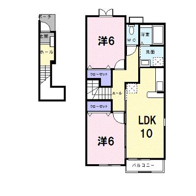 セイバリー郡山 201【管理NO：1-013125001-02010】 ★家具家電は申し込み後に搬入します 2026年07月下旬入居可能の外観画像