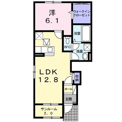 南相馬　ＹＡ　Ｃｏｕｒｔ　Ⅱ 101【管理NO：1-026132902-01010】 ★家具家電は申し込み後に搬入します★の外観画像