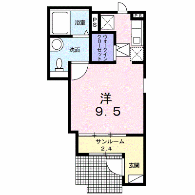 カーサプラシード　Ⅲ 102【管理NO：1-021117001-01020】 ★家具家電は申し込み後に搬入します★の外観画像
