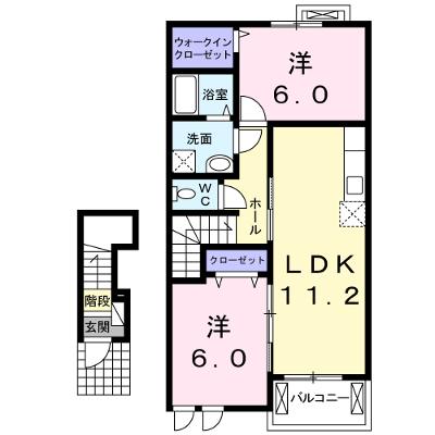 プラシードつくばＤ 202【管理NO：1-017212404-02020】 ★家具家電は申し込み後に搬入しますの外観画像