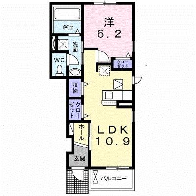 Ｋ．Ｚ　ｗｉｌｌ　Ｃ 104【管理NO：1-025220302-01040】 ★家具家電は申し込み後に搬入します 2026年07月中旬入居可能の外観画像